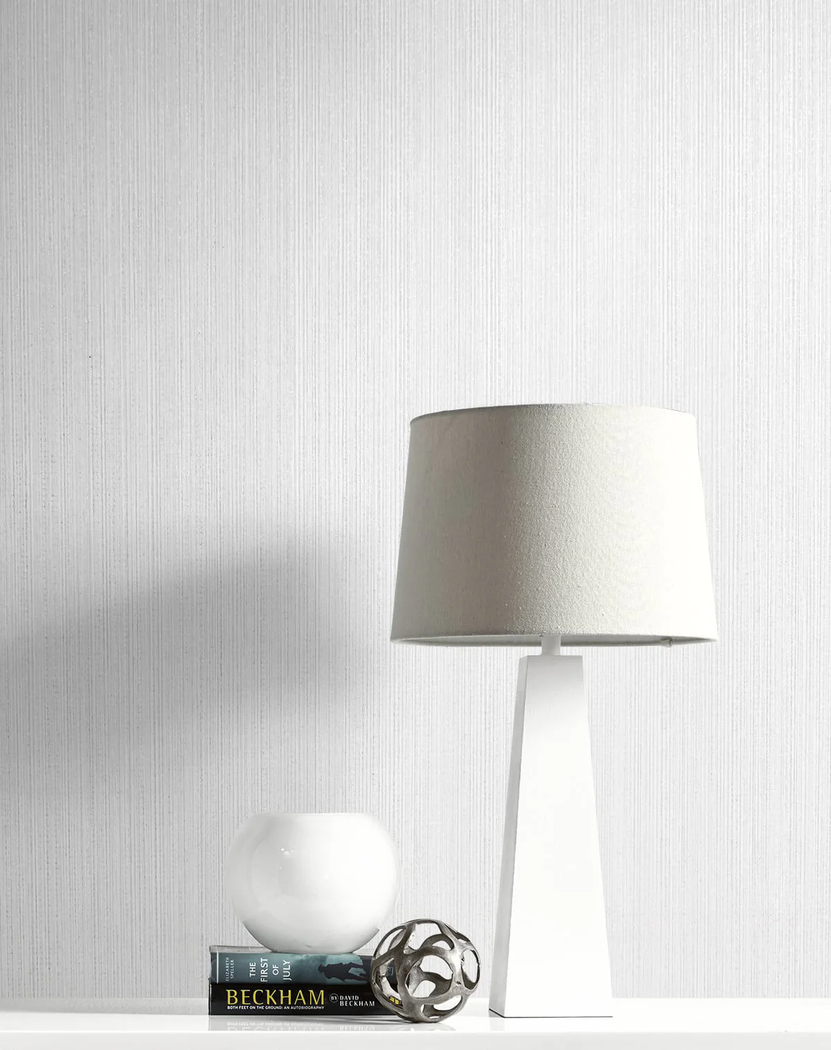 2231700 Natural Stria Ivory Glitter Wallpaper - Image 2