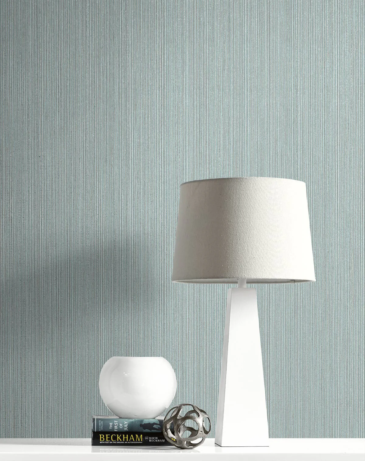 2231704 Natural Stria Sea Green Glitter Wallpaper - Image 2