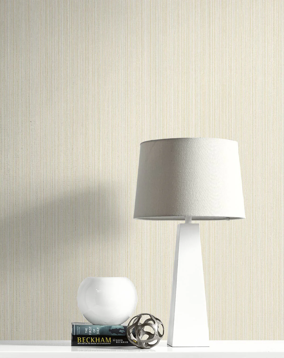 2231713 Natural Stria Cream Glitter Wallpaper - Image 2