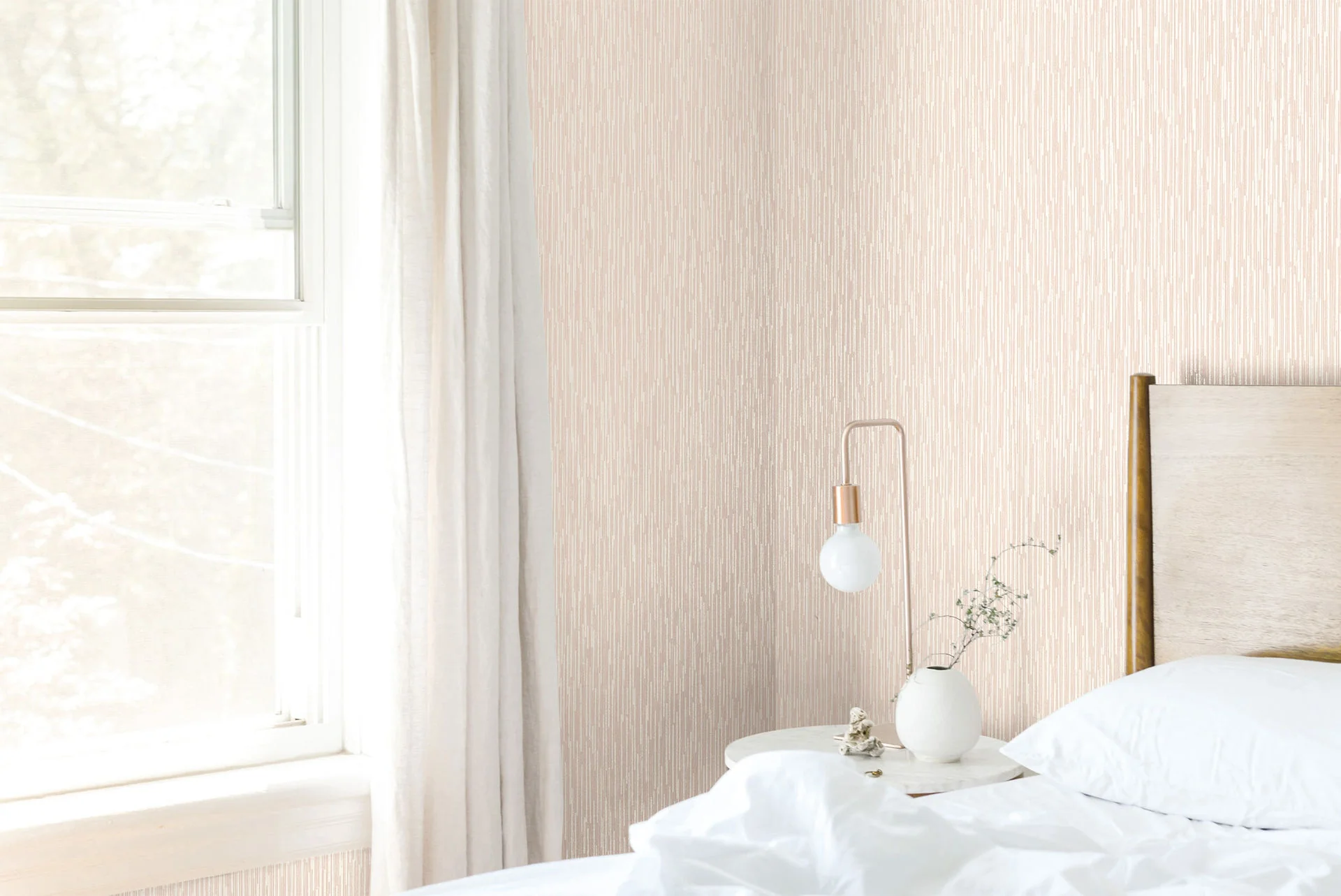 JT30404 Studio Vertical Slub Rosie Wallpaper - Image 2