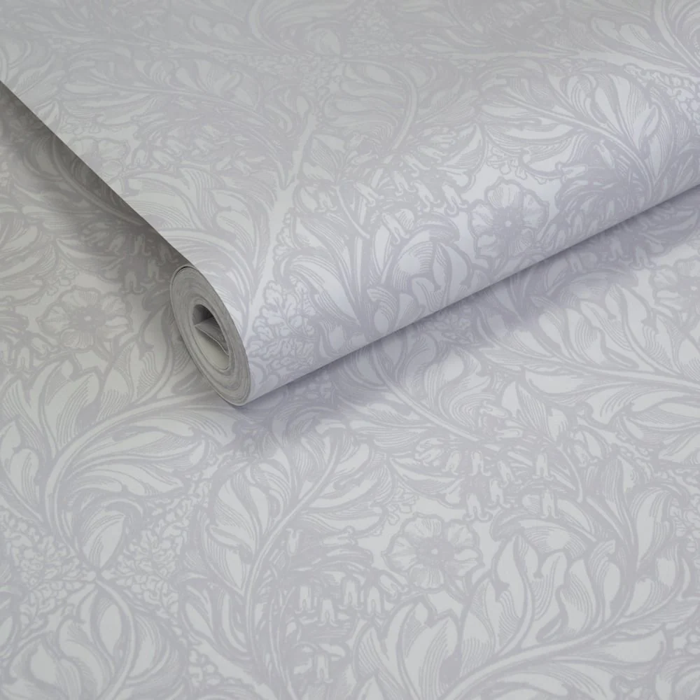 Lb25104 Floral Victorian Pattern with Stylized Leaves and Bellflowers Wallpaper - Image 2