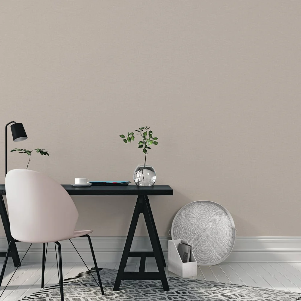 Lb25131 Plain Texture Beige Wallpaper - Image 3