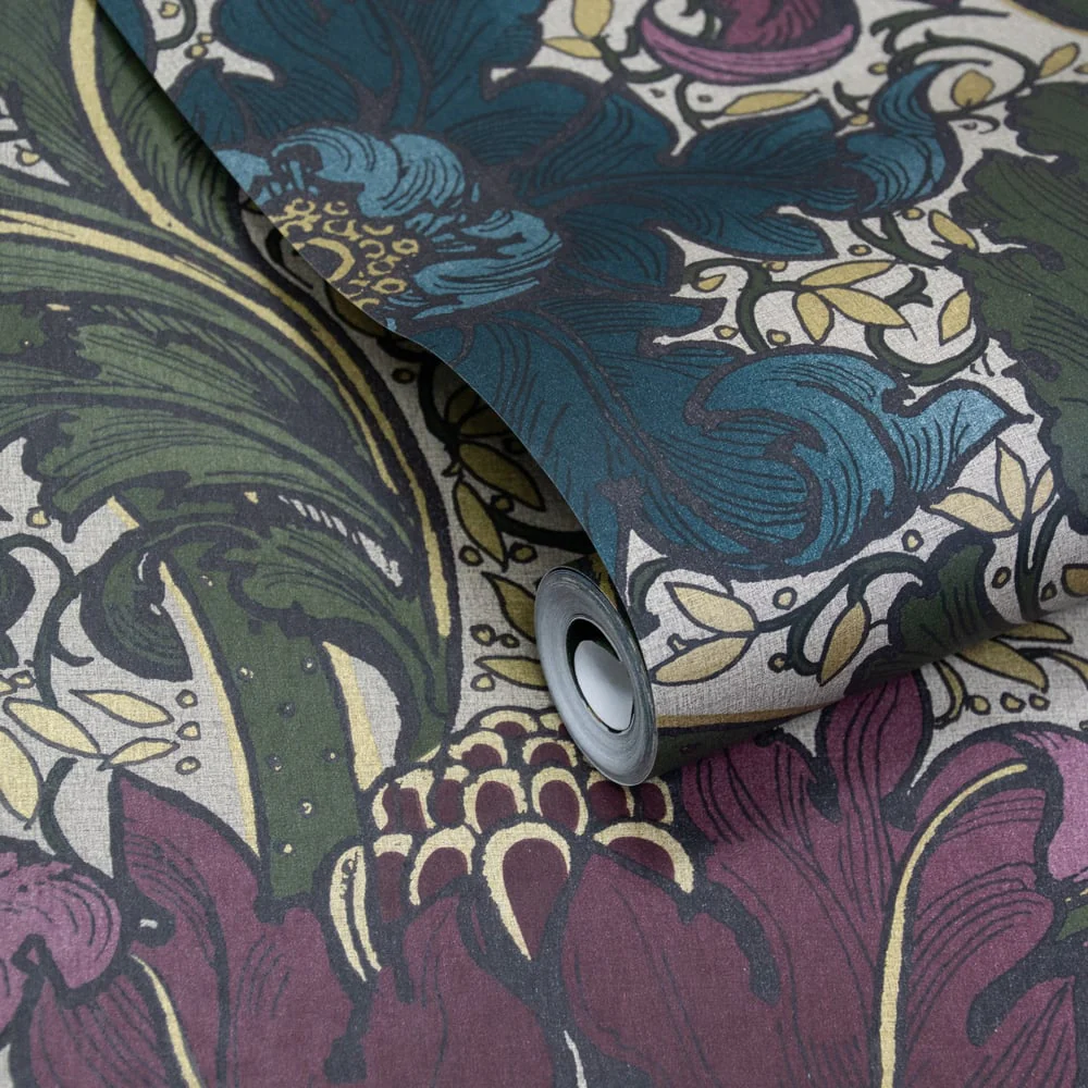 Lb25142 Luxury Baroque Floral Botanical Wallpaper - Image 3