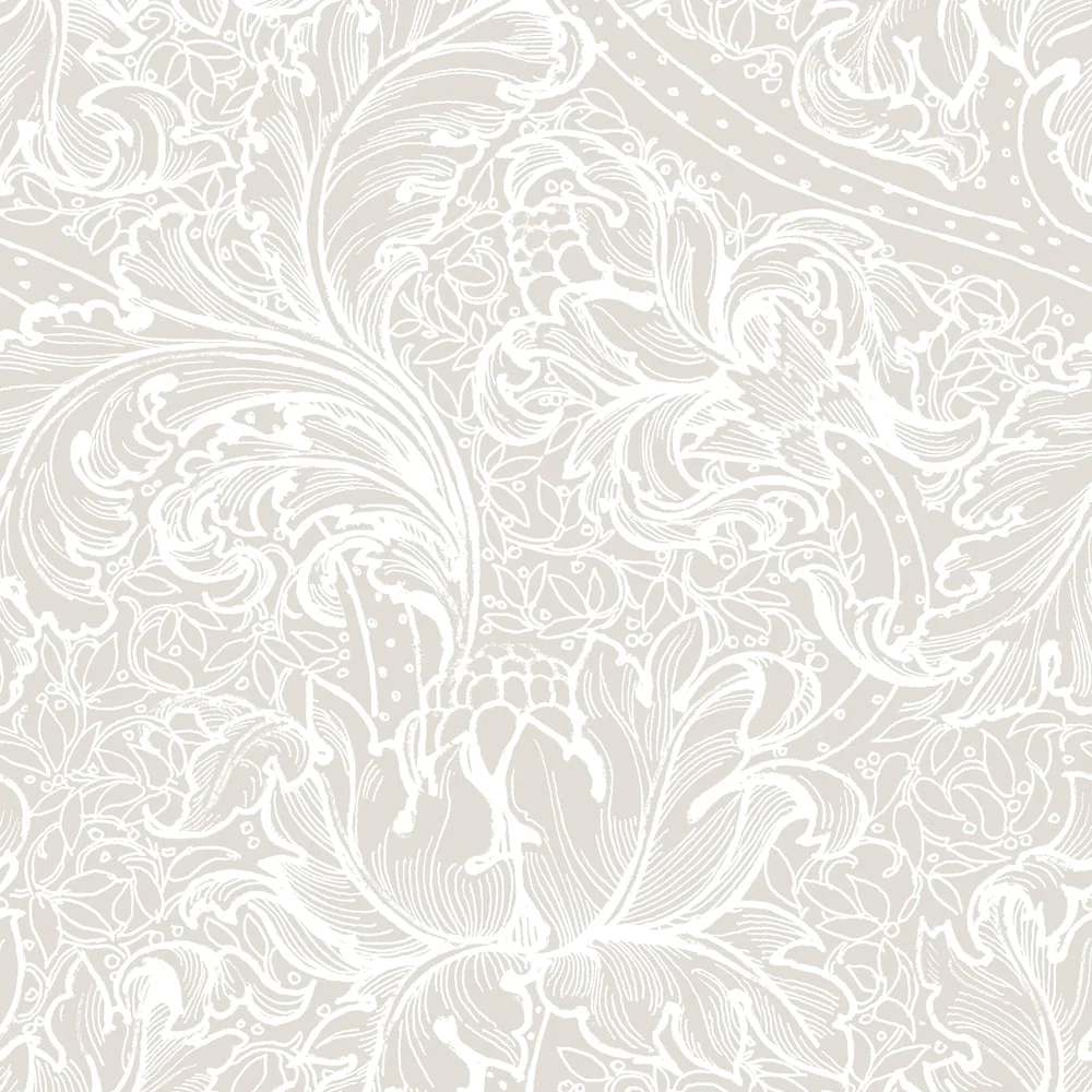 Lb25143 Luxury Baroque Floral Botanical Wallpaper
