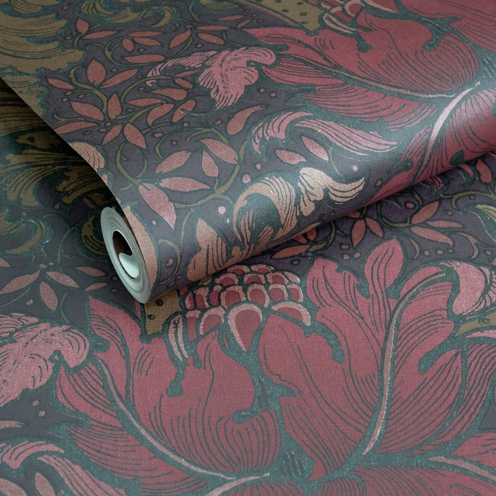 Lb25146 Luxury Baroque Floral Botanical Wallpaper - Image 2