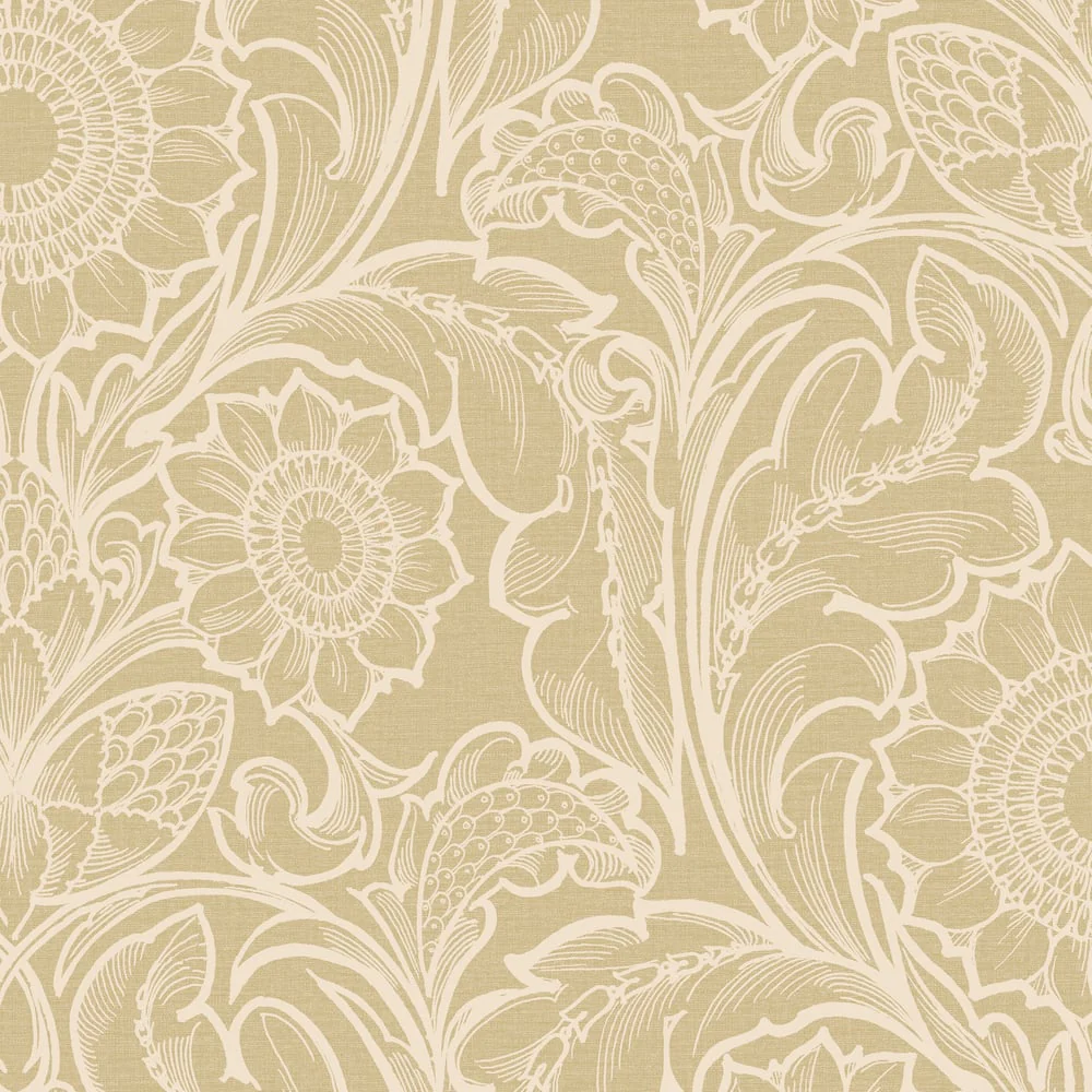 Lb25149 Luxury Vintage Sunflower Wallpaper