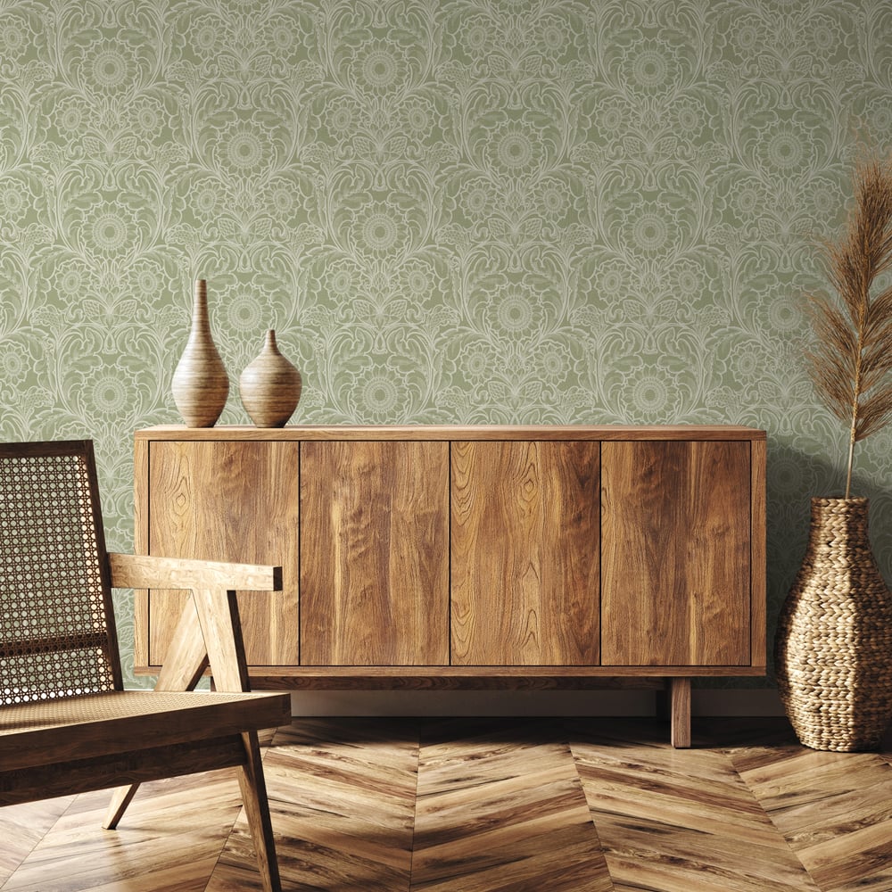 Lb25153 Luxury Vintage Sunflower Wallpaper - Image 3