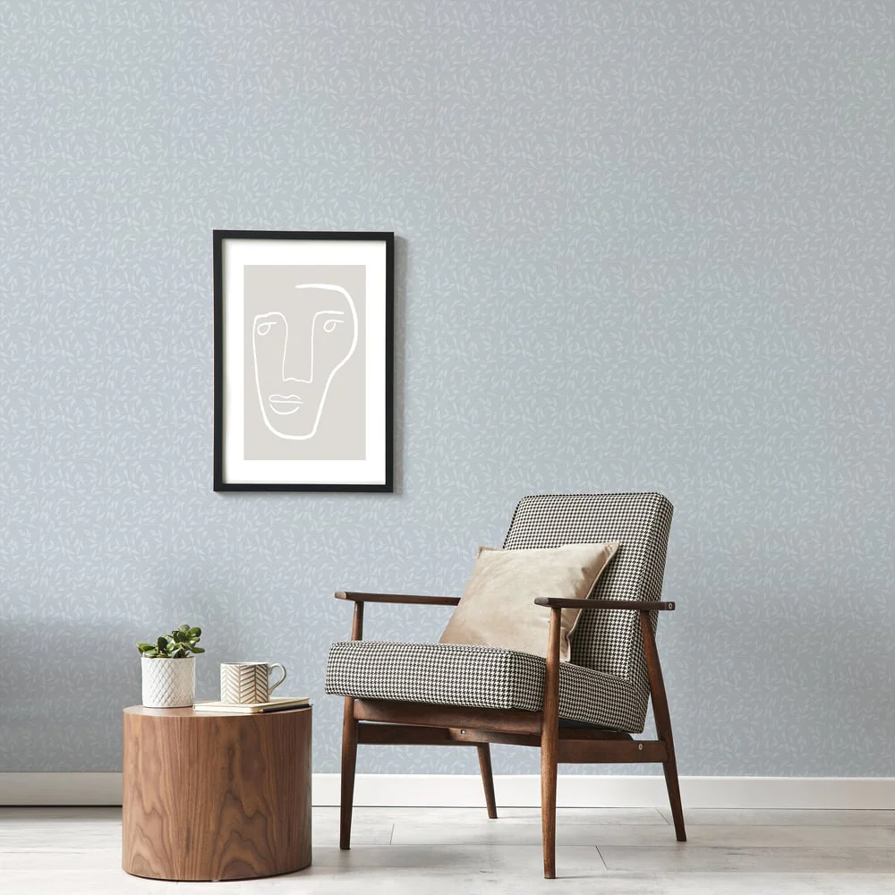 Lb25156 Leaf Swirl Pattern Neutral Tones Wallpaper - Image 3