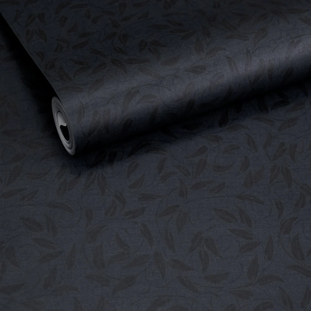 Lb25160 Leaf Swirl Pattern Neutral Tones Wallpaper - Image 2