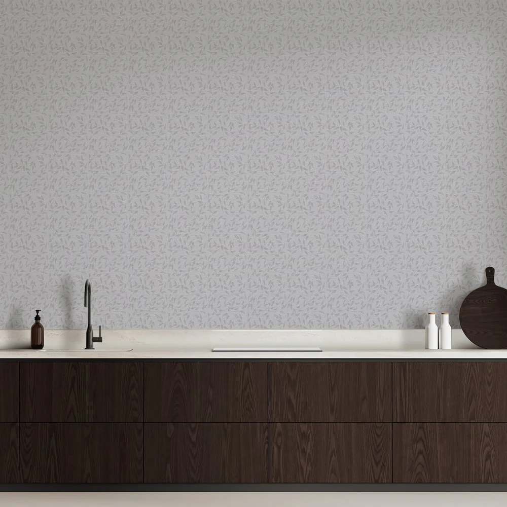 Lb25164 Leaf Swirl Pattern Neutral Tones Wallpaper - Image 3