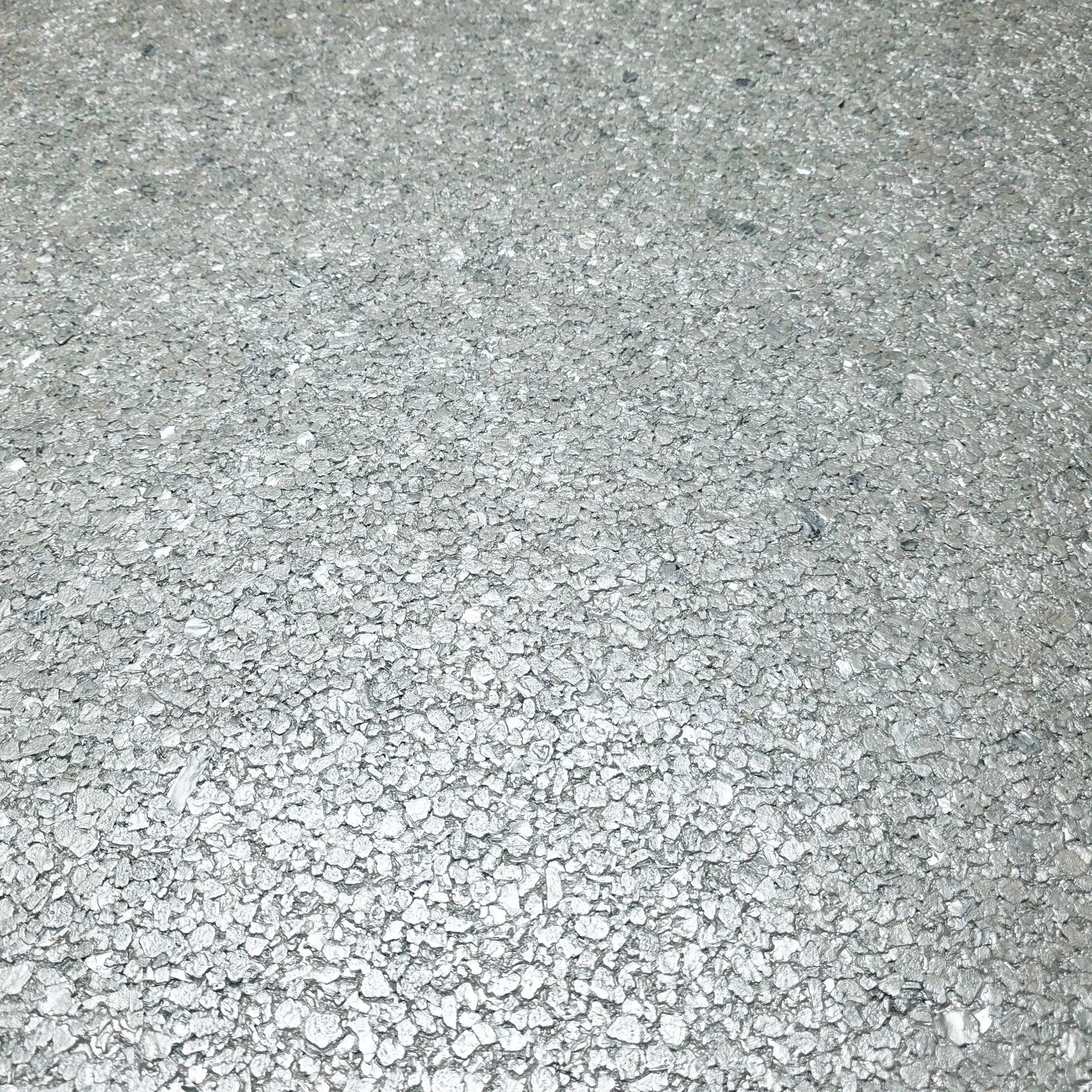 WM0002MBP Gray silver metallic Pearl Big Chip Natural Real Mica Stone Wallpaper Textured - Image 10