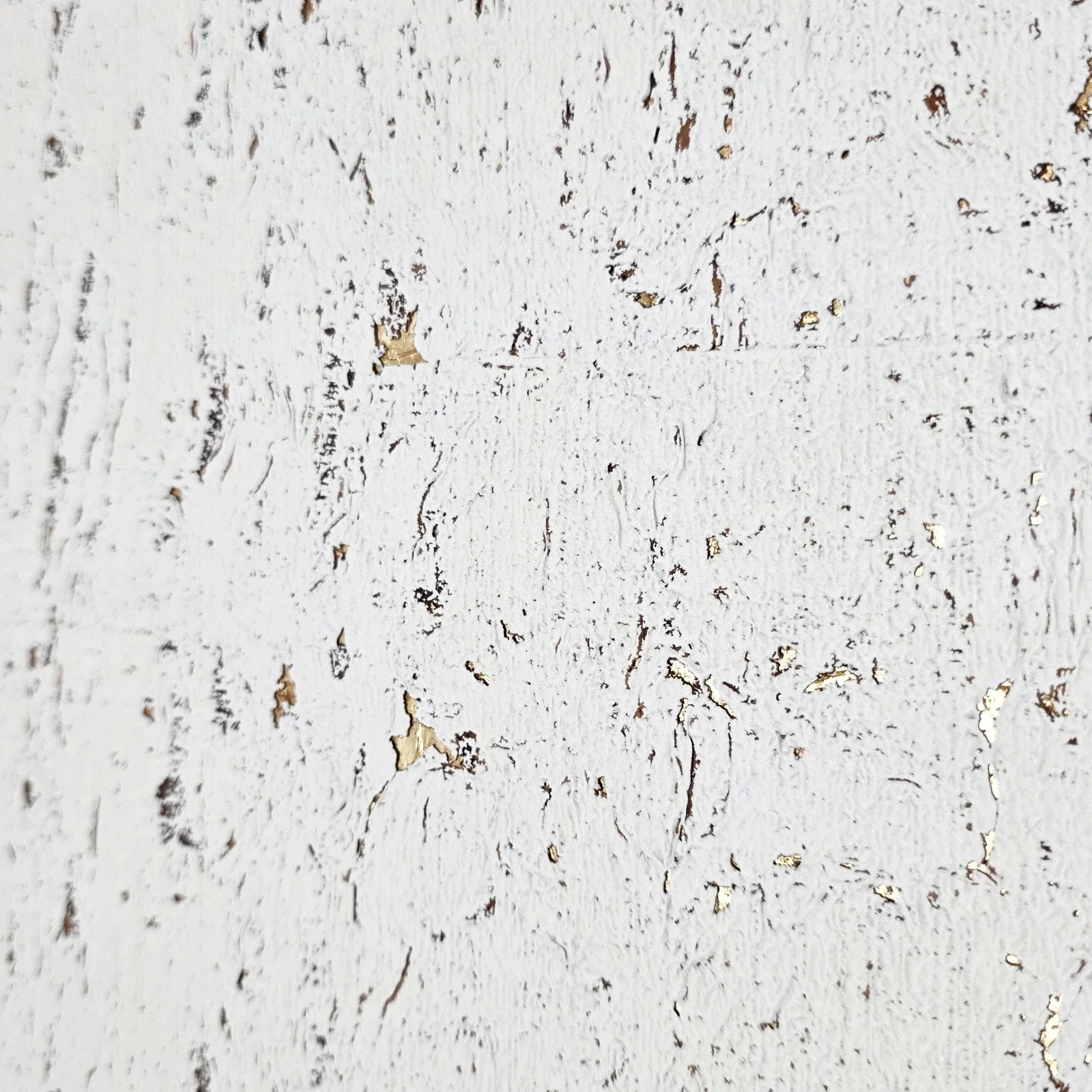 WM012KCG Real natural cork textured matte white gold metallic foil modern eco Wallpaper - Image 13