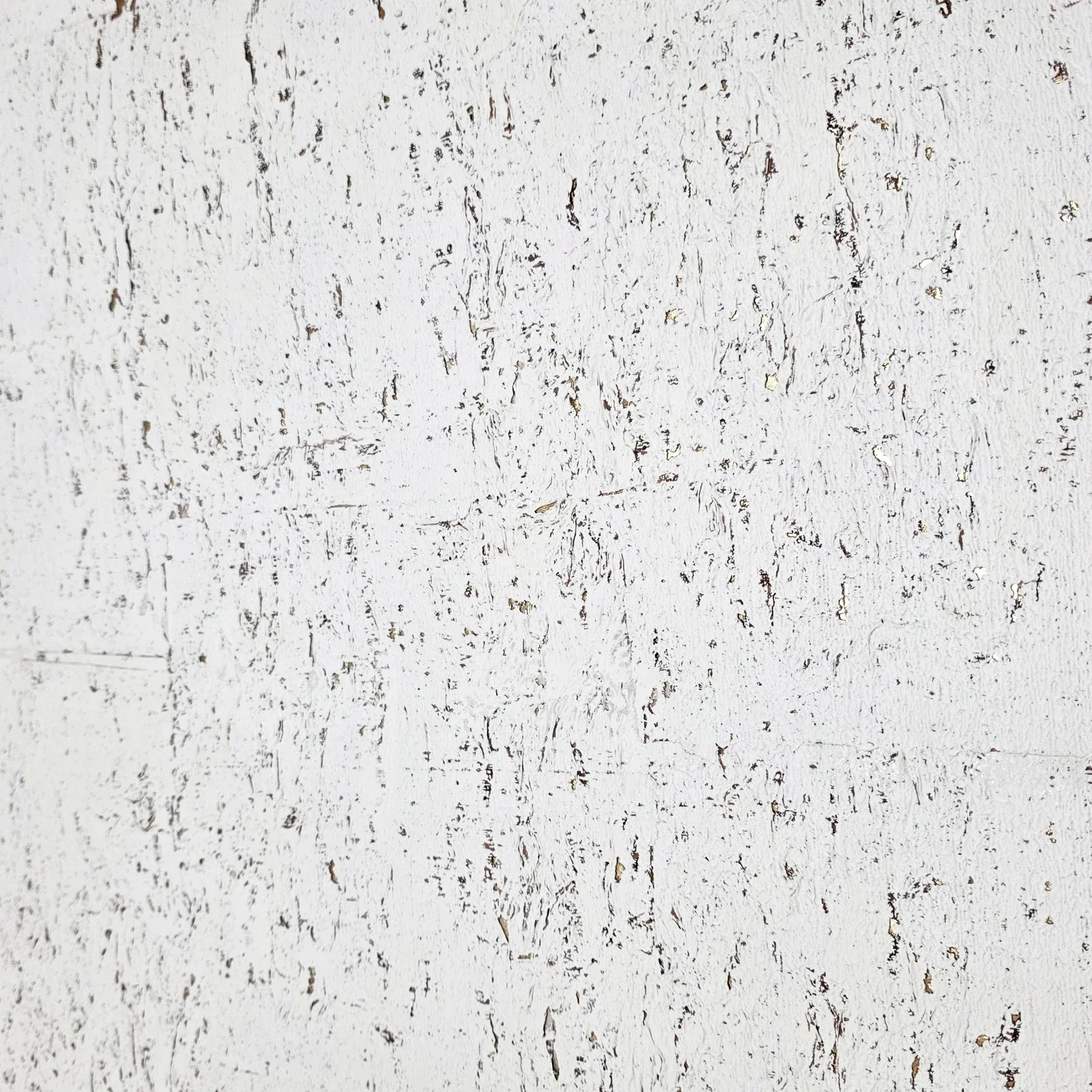 WM012KCG Real natural cork textured matte white gold metallic foil modern eco Wallpaper - Image 14