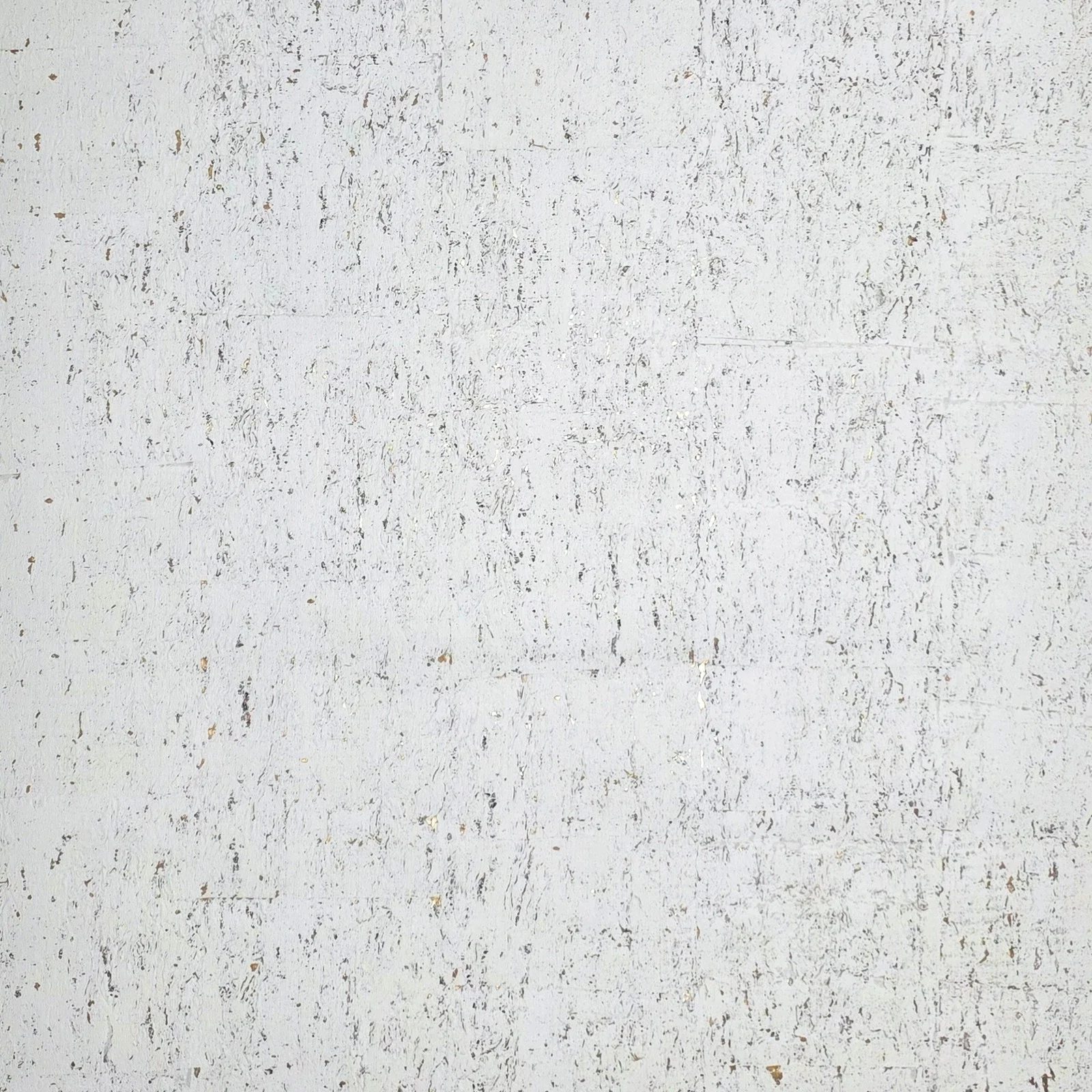 WM012KCG Real natural cork textured matte white gold metallic foil modern eco Wallpaper - Image 15