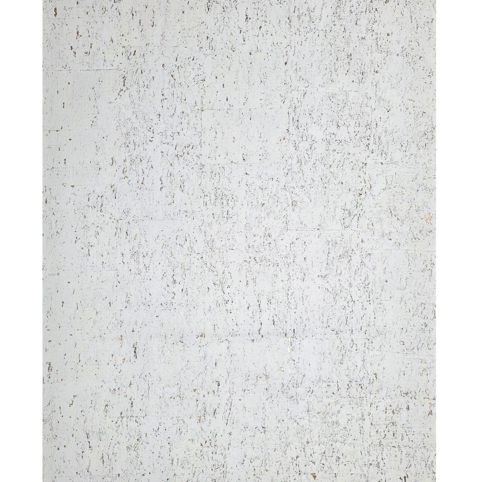 WM012KCG Real natural cork textured matte white gold metallic foil modern eco Wallpaper - Image 3