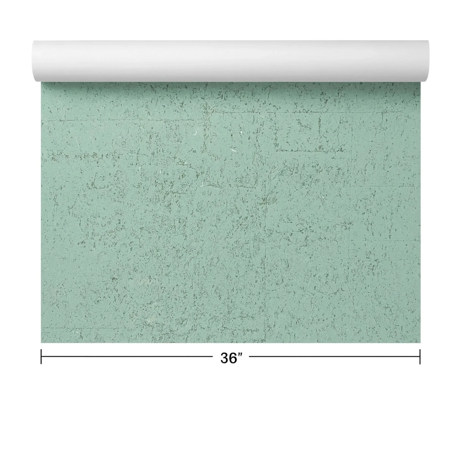 WM017KCS Real natural cork matte mint green silver metallic textured eco modern Wallpaper - Image 3