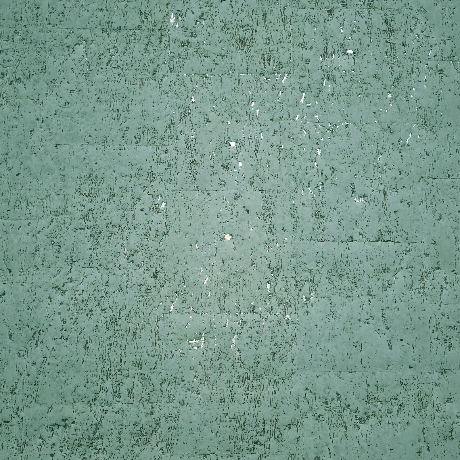 WM017KCS Real natural cork matte mint green silver metallic textured eco modern Wallpaper - Image 8