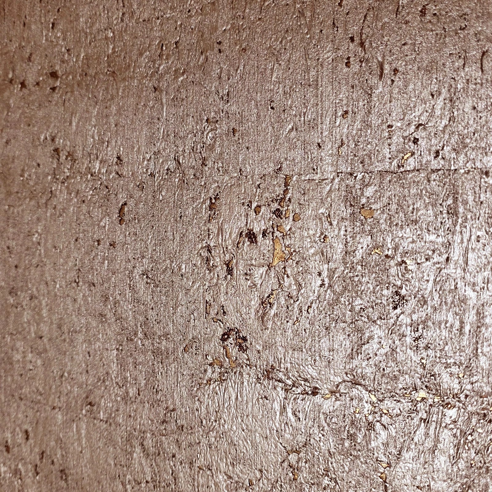 WM032KCG Real Natural cork organic rose gold cream metallic textured modern eco Wallpaper - Image 3