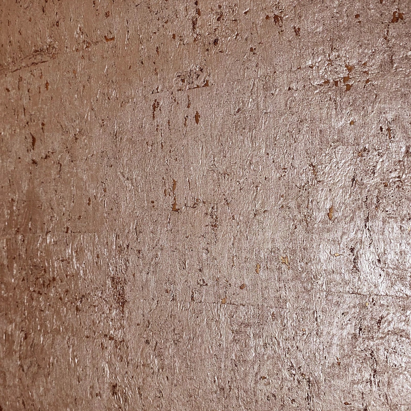 WM032KCG Real Natural cork organic rose gold cream metallic textured modern eco Wallpaper - Image 4