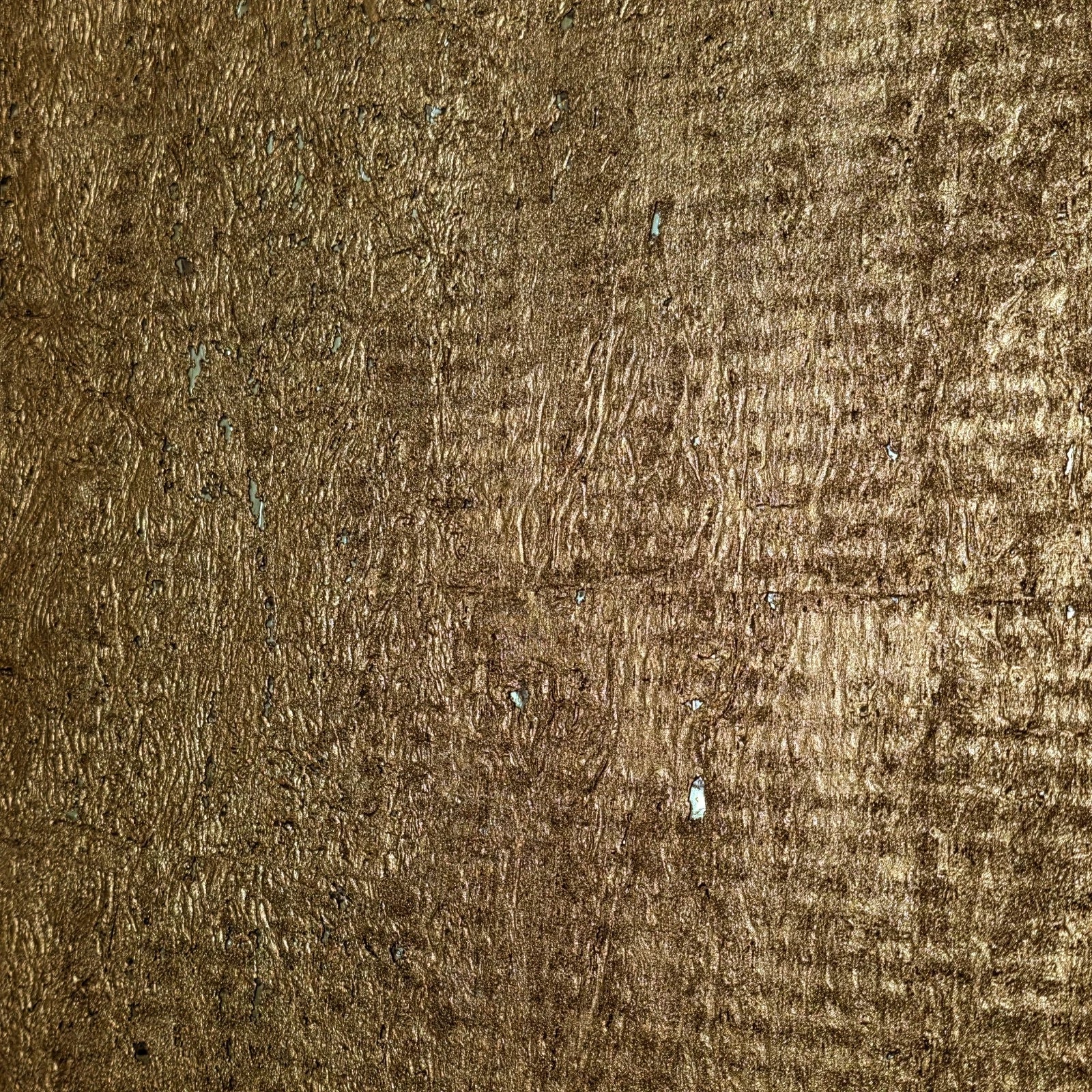 WM038KCG Real Natural cork organic Brass metallic black textured contemporary Wallpaper - Image 17