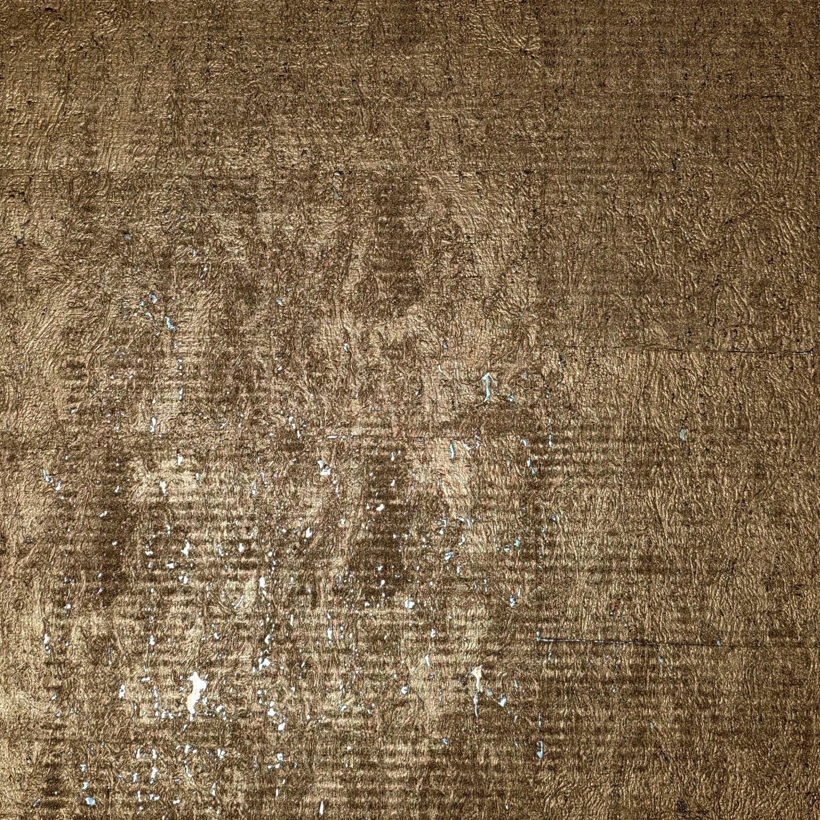 WM038KCG Real Natural cork organic Brass metallic black textured contemporary Wallpaper - Image 9