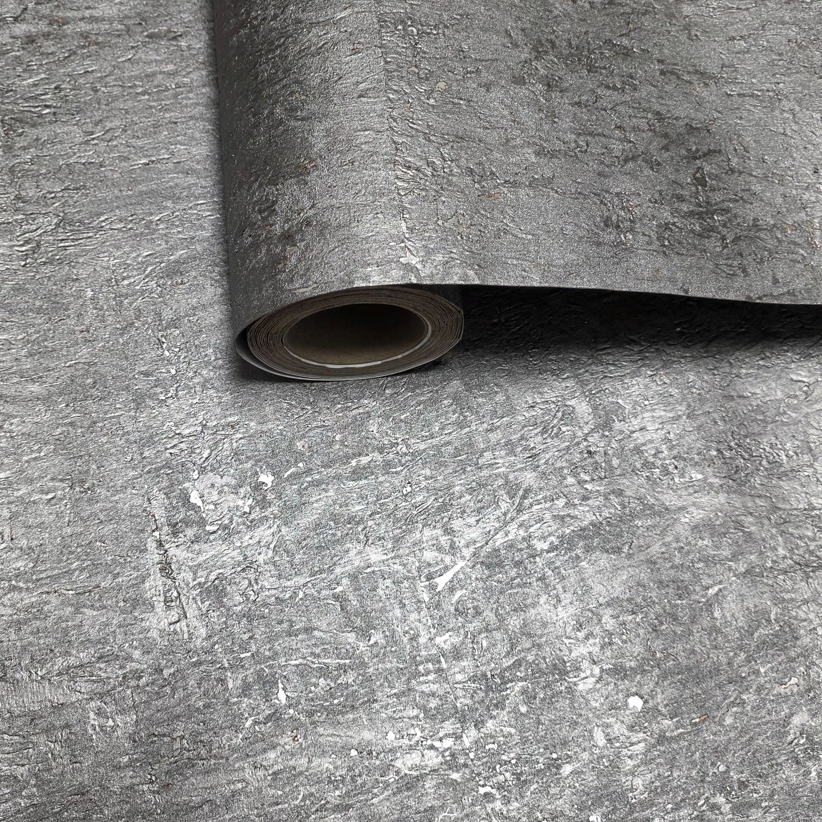 WM042KCS Real Natural cork gray platinum silver metallic foil textured modern Wallpaper - Image 11