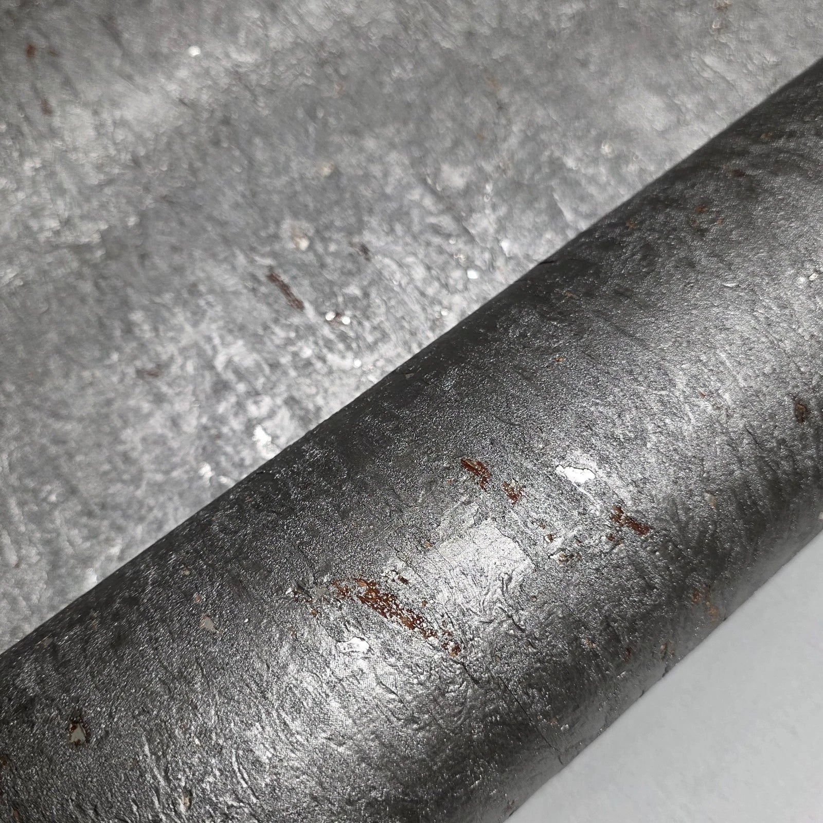 WM042KCS Real Natural cork gray platinum silver metallic foil textured modern Wallpaper - Image 14
