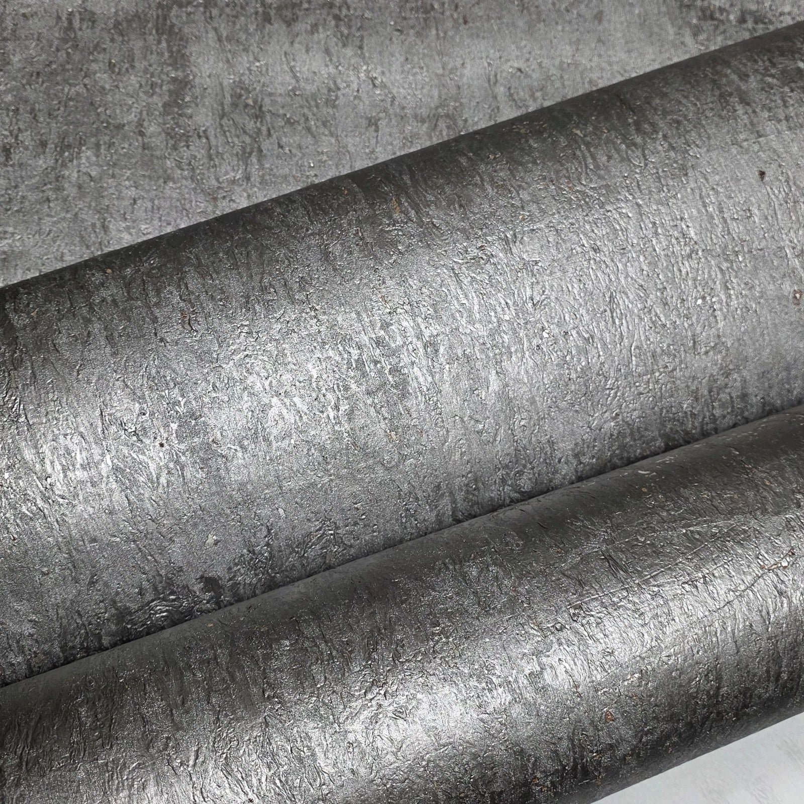 WM042KCS Real Natural cork gray platinum silver metallic foil textured modern Wallpaper - Image 17