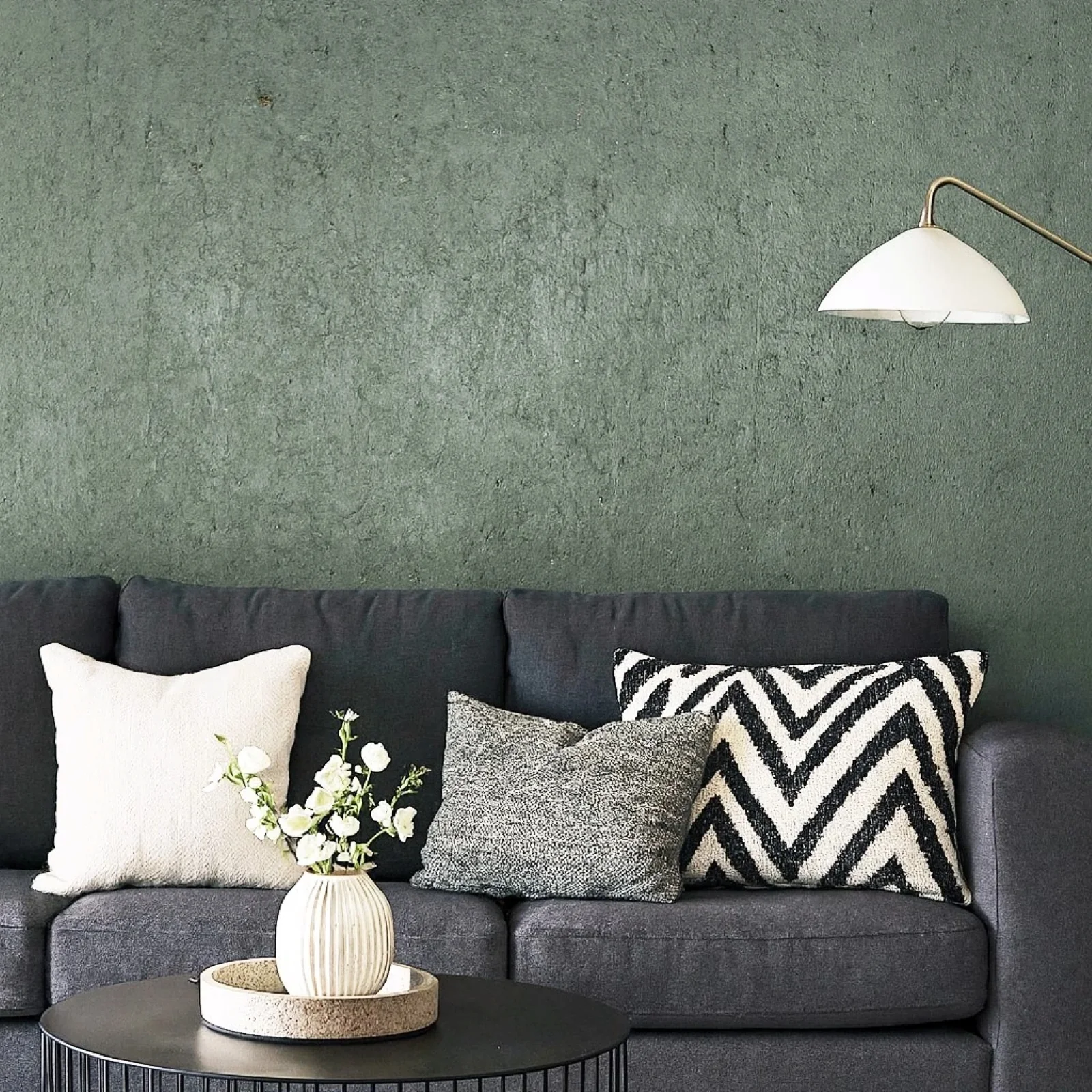 WM047KCG Real Natural cork moss green - gray metallic gold foil textured modern Wallpaper - Image 15