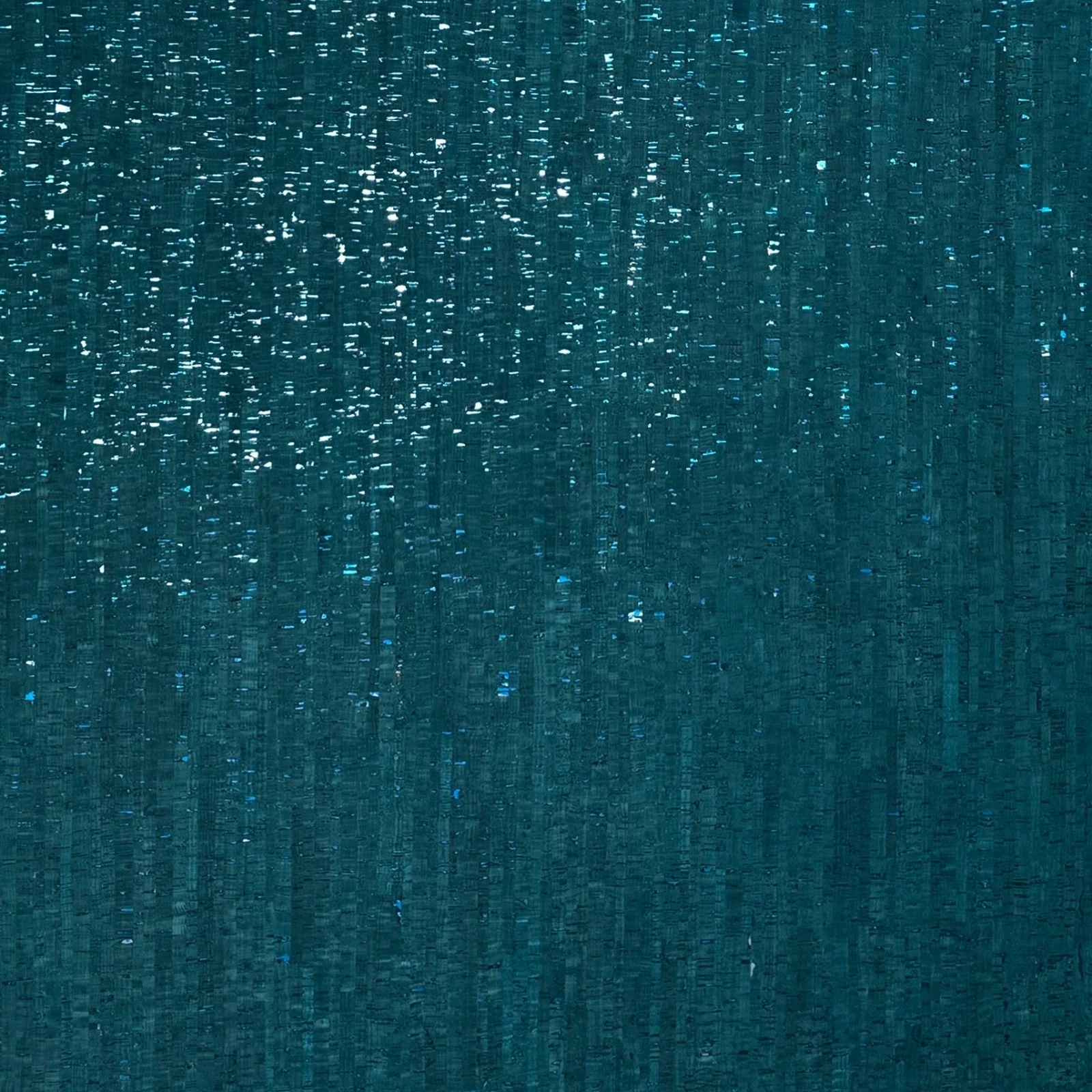 WM100012SMC Real natural cork teal green on metallic foil striped textured modern Wallpaper - Image 4