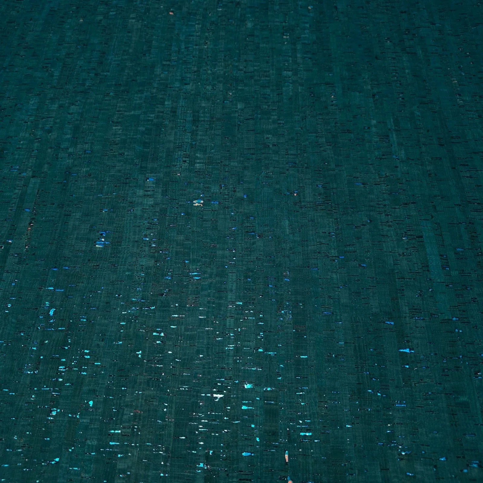 WM100012SMC Real natural cork teal green on metallic foil striped textured modern Wallpaper - Image 6
