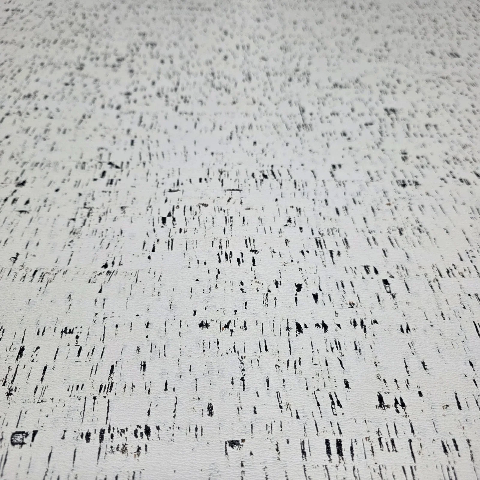 WM100100SMC Enchanced natural cork matte off white black birch textured eco modern Wallpaper - Image 9