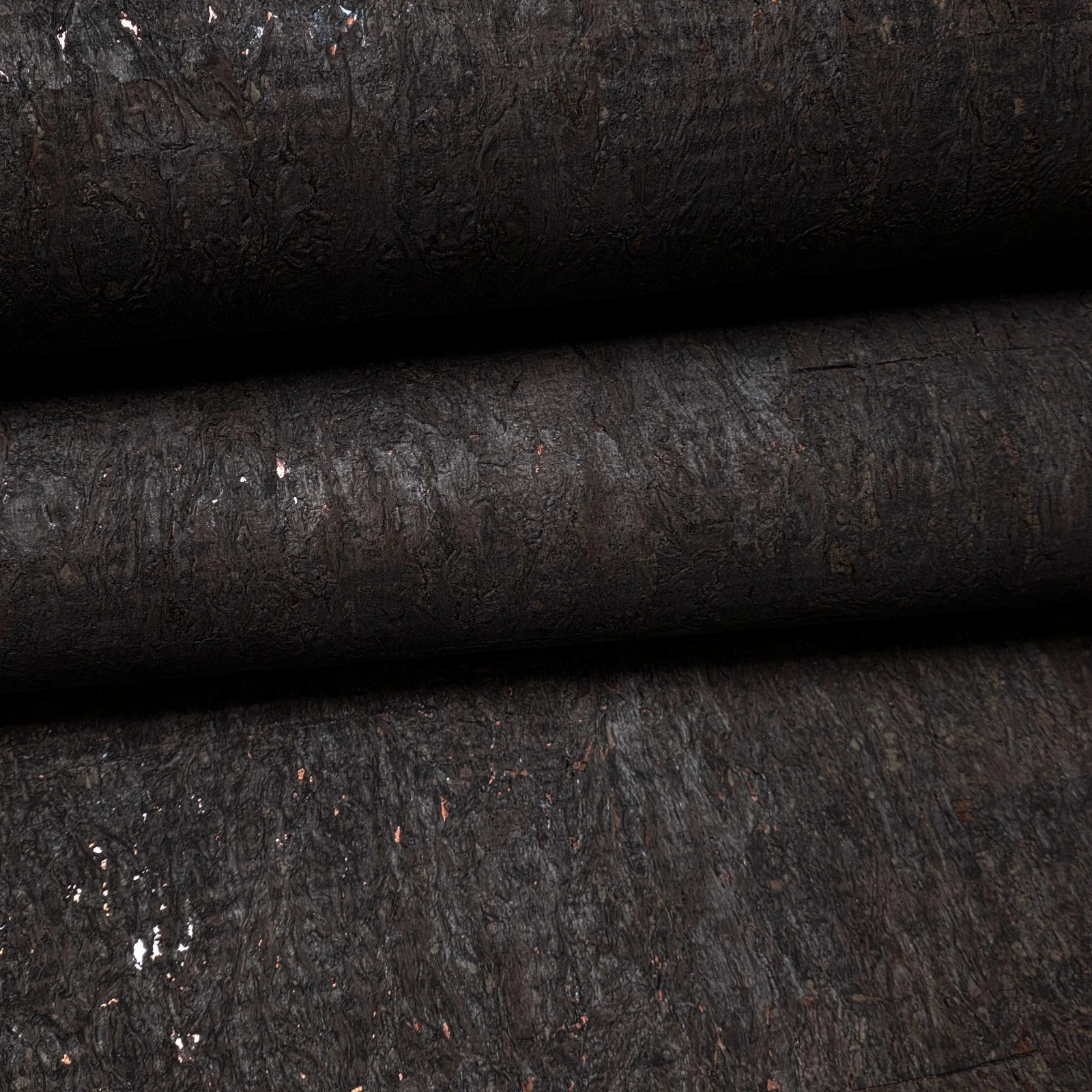 WM403KCC Real Natural cork organic dark brown copper metallic foil textured eco Wallpaper - Image 12