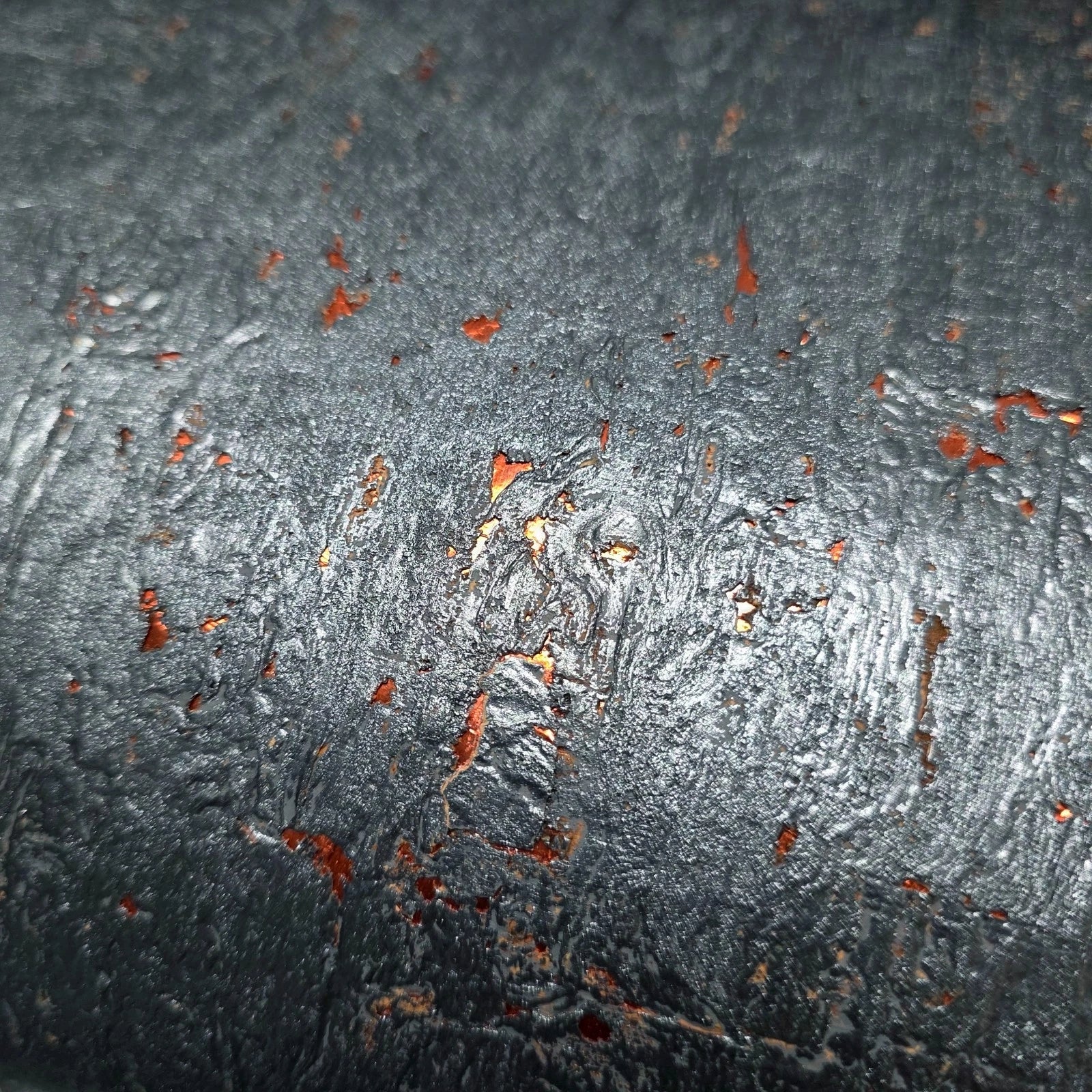 WM869KCC Real Natural cork Dark Gray platinum copper metallic foil textured eco Wallpaper - Image 13